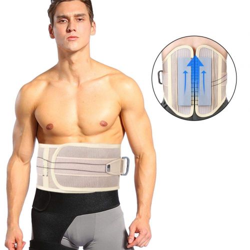  Semme Lumbar Support Protector Waist Belt,Breathable Upgrade Lengthen Design,Comprehensive Wrapped Lumbar Protection Body Waist Abdomen Fixed Relief Pain Lumbar Disc