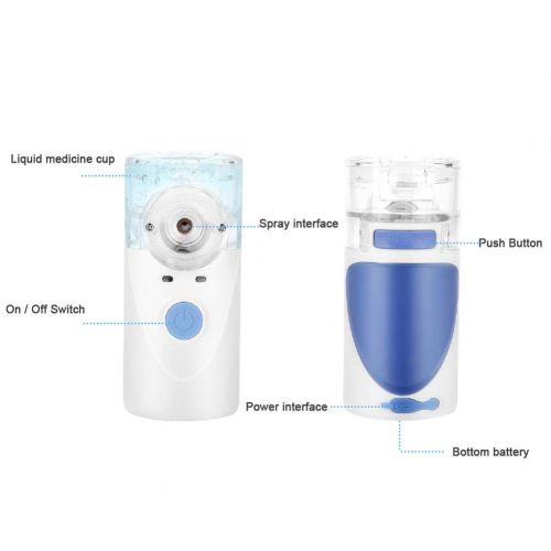  Semme Portable Spray, Personal Handheld Mist Compressor Machine System Kit Inhaler Spray Steamer Atomizer Humidifier for Face