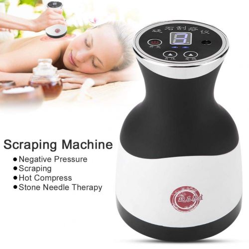  Semme Handheld Electric Back Massager, Gua Sha Scraping Massage Tool Negative Pressure Hot Compress Beauty...