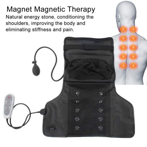  Semme Electric Heating Massager, Constant Temperature Hot Compress Shiatsu Kneading Massage Mat for Neck Back Neck Shoulder, Relax Back Pain