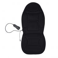 Semme 5-Motor Vibration Massage Heated Seat Cushion, Back Hips and Thighs Back Massager for Home Office Car...