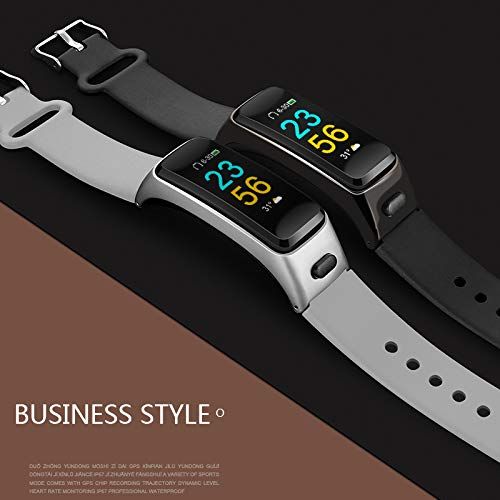  Semoic Fitness Track, with 24H Heart Rate Monitor, Earphone,Smart Bracelet Talk Band,Activity...