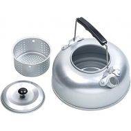 Semptec Urban Survival Technology Camping Wasserkocher: Camping-Kessel aus Aluminium mit Tee-Sieb und isoliertem Griff, 0,75 l (Camping Wasserkessel)