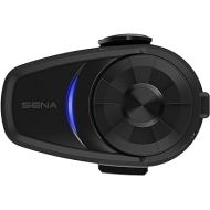 Sena 10S-01D Motorcycle Bluetooth Headset Communication System (Dual Pack) , Black