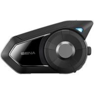 Sena 30K-01 Motorcycle Bluetooth Headset with Mesh Intercom, Helmet Communication System, FM Radio , Black (Discontinued)