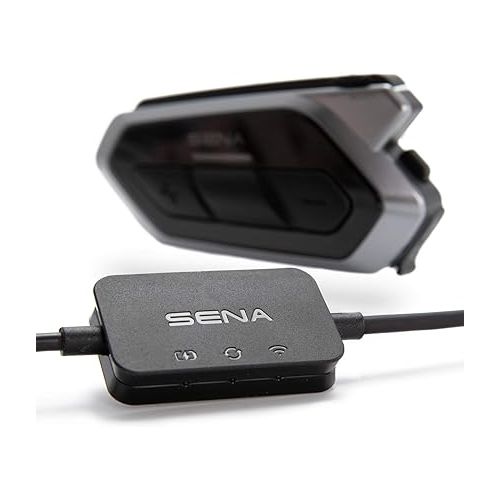  SENA 50R-01 50R Single Low Profile Motorcycle Bluetooth Headset Communication System with Mesh Intercom