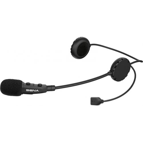  Sena 3S Plus Boom Motorcycle Bluetooth Headset, Black