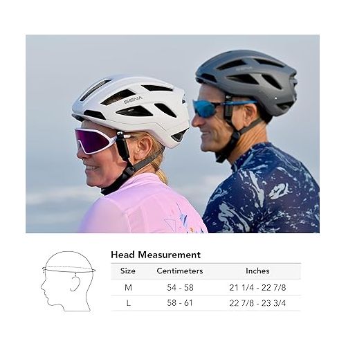  Sena C1 Smart Cycling Helmet with Bluetooth Intercom and Smartphone Connectivity for Music, GPS, and Phone Calls