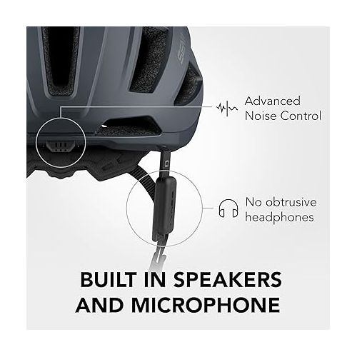  Sena C1 Smart Cycling Helmet with Bluetooth Intercom and Smartphone Connectivity for Music, GPS, and Phone Calls