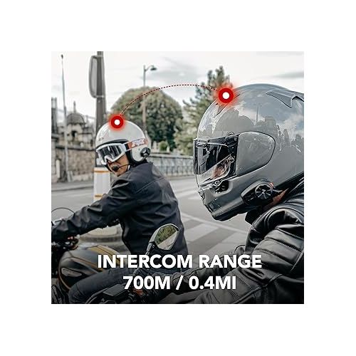  Sena 5S Motorcycle Bluetooth Communication System, Black, Single Pack