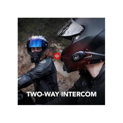  Sena 5R LITE Two-Way HD Motorcycle Bluetooth Intercom Headset, Black