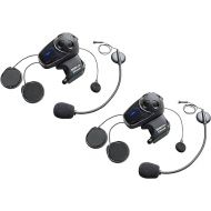 Sena SMH10D-11 Motorcycle Bluetooth Headset / Intercom with Universal Microphone Kit (Dual) , Black
