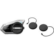 Sena 50S Motorcycle Jog Dial Communication Bluetooth Headset w/Sound by Harman Kardon Integrated Mesh Intercom System (Dual) and Speakers for 50S