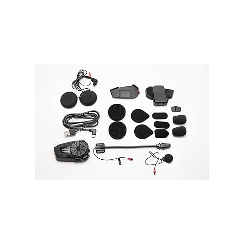  Sena SPIDER ST1 Motorcycle Mesh Communication System, Single Pack,Black