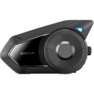 Sena 30K Motorcycle Bluetooth Headset Mesh Communication System, Black, Single Pack with HD Speakers (Renewed)