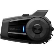 Sena 10C EVO Motorcycle Bluetooth Camera & Communication System with HD Speakers,Black