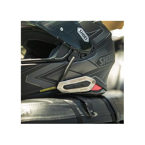  Sena Adult Srl Ext Mesh Bluetooth Communication System for SHOEI Helmets, Black, One Size US