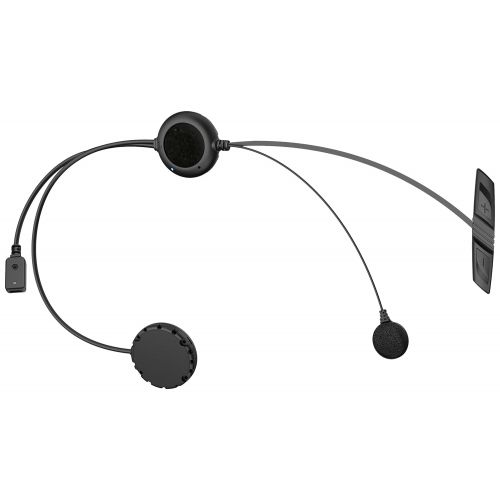  Sena 3S Bluetooth Headset and Intercom for Scooters and Motorcycles (Full Face Helmet Kit) - 3S-W