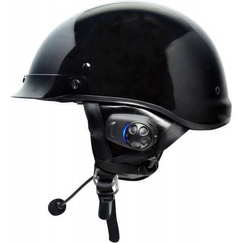  Sena Bluetooth Stereo Headset and Intercom with Built-in FM Tuner for Half Helmets