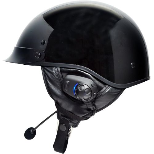  Sena Bluetooth Stereo Headset and Intercom with Built-in FM Tuner for Half Helmets