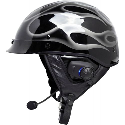  Sena Bluetooth Stereo Headset and Intercom with Built-in FM Tuner for Half Helmets