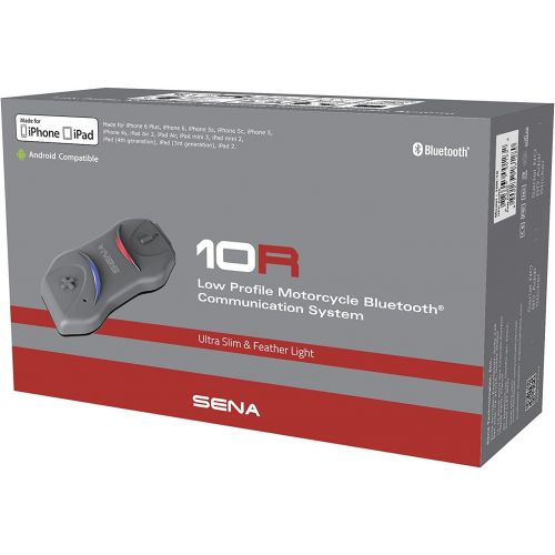  [아마존베스트]Sena 10R-10 10R Low Profile Motorcycle Bluetooth Communication System