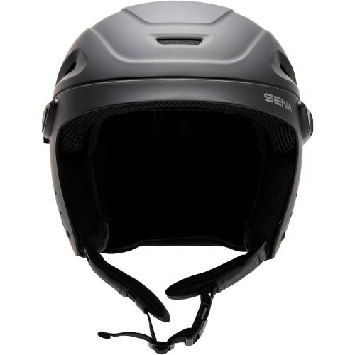  [아마존베스트]Sena Latitude Snow Helmet with Built in Speakers and Microphone, Bluetooth Intercom, Hands-Free Open Communication, Listen to Music