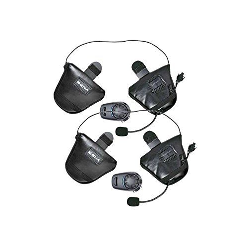  Sena SENA SPH10HD-FM-01 Bluetooth Stereo Headset & Intercom DUAL System for HALF Helmets, SPH10HD-FM-01 Includes (2) Complete headsets Kits (does NOT include helmet)