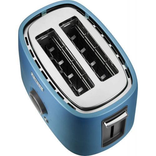  SENCOR STS 6052BL 2-Scheiben-Toaster (1000 Watt, Elektronischer Timer - 9 Stufen der Roestintensitatr) blau