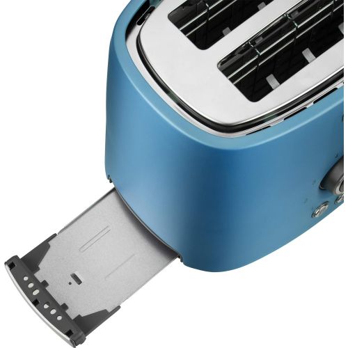  SENCOR STS 6052BL 2-Scheiben-Toaster (1000 Watt, Elektronischer Timer - 9 Stufen der Roestintensitatr) blau
