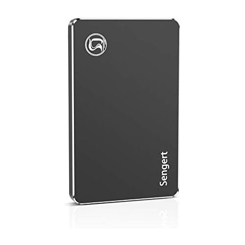  2.5 500GB Ultra Slim Portable External Hard Drive Sengert USB3.0 Mobile HDD Storage Compatible for PC, Desktop, Laptop, Xbox One, Xbox 360(Black)