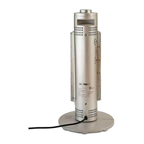  Sengoku Megaheat MH-G420A(N)/SM-G420A(N) Instant Heat Graphite Tower Heater, 420W, Champagne