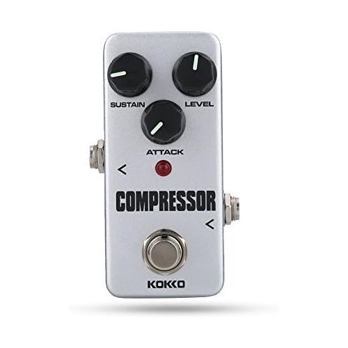  [아마존베스트]Dilwe Electric Guitar Effects Pedal, Mini Compressor Sustainer Effects Pedal Instrument Accessories