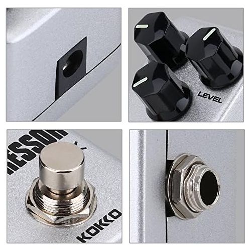  [아마존베스트]Dilwe Electric Guitar Effects Pedal, Mini Compressor Sustainer Effects Pedal Instrument Accessories