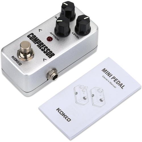  [아마존베스트]Dilwe Electric Guitar Effects Pedal, Mini Compressor Sustainer Effects Pedal Instrument Accessories