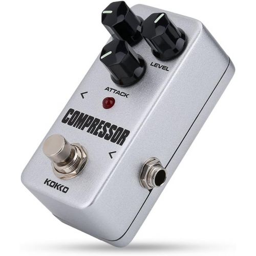  [아마존베스트]Dilwe Electric Guitar Effects Pedal, Mini Compressor Sustainer Effects Pedal Instrument Accessories