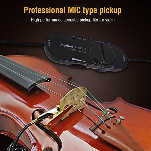  [아마존베스트]VGEBY Pickup for Violin Pickup w/Adjustable Volume Musical Instrument Accessory