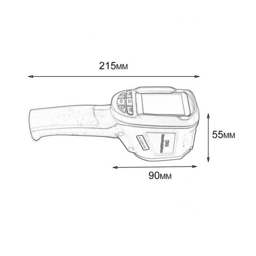  SeniorMar Portable HT-04 Thermal Imaging Camera High Sensitive Sensor HD Color Screen Real-time Responses Precise Lader Point