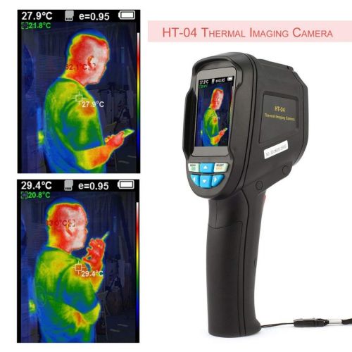  SeniorMar Portable HT-04 Thermal Imaging Camera High Sensitive Sensor HD Color Screen Real-time Responses Precise Lader Point