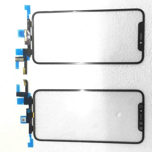  SeniorMar 1 PCS Compatible iPhoneX LCD Screen Digitizer Assembly Frame Smartphone Anti-Scratching Display Touch Replace Par - Black & Transprent