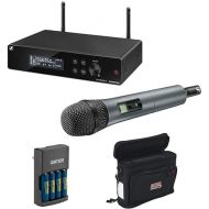 Sennheiser XSW 2-835-A Wireless Handheld Mic System with e835 Capsule, Wireless Mobile Pack & Charger (4X AA Batteries) Bundle