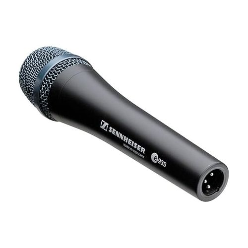 젠하이져 Sennheiser e935 Handheld Cardioid Dynamic Microphone Bundle with Mackie Mix5 5-Channel Compact Mixer & XLR Cable