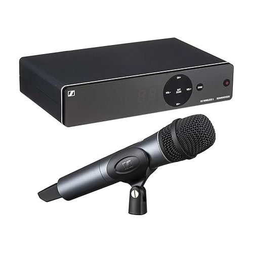 젠하이져 Sennheiser XSW 1-835-A Vocal Wireless Microphone, A Range 548-572 MHz,Black