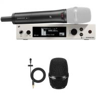 Sennheiser ew 300 G4-Base Combo Wireless Microphone System with ME 2-II Lavalier and MMD 835 Dynamic Capsule Kit (GW1: 558 to 608 MHz)