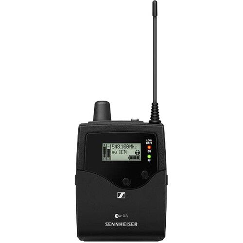 젠하이져 Sennheiser EK IEM G4 Stereo Bodypack Receiver with IE 4 Earphones (A: 516 to 558 MHz)