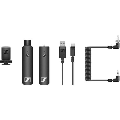 젠하이져 Sennheiser XSW-D PORTABLE INTERVIEW SET Digital Camera-Mount Wireless Plug-On Microphone Kit with Shure VP64A Mic (2.4 GHz)