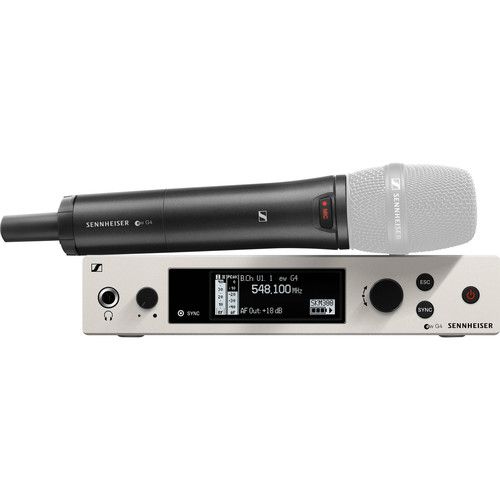 젠하이져 Sennheiser G4 300 Series Wireless Handheld 845 Microphone Bundle Kit, GW1: (558 to 608 MHz)