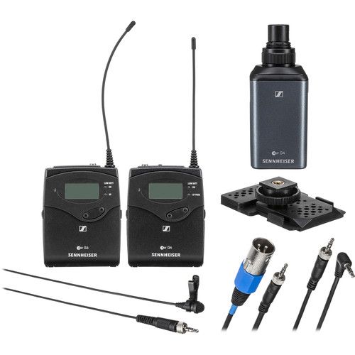 젠하이져 Sennheiser EW 100 ENG G4 Camera-Mount Wireless Combo Microphone System (G: 566 to 608 MHz)