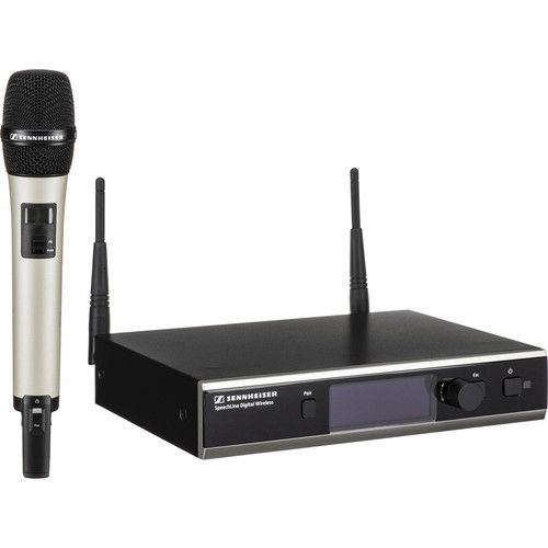 젠하이져 Sennheiser SpeechLine Digital Wireless SL Handheld Set DW-4-US RM Wireless Mic with Rackmount Kit