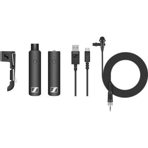 젠하이져 Sennheiser XSW-D LAVALIER SET Digital Wireless Lavalier and Headset Microphone System Kit (2.4 GHz)